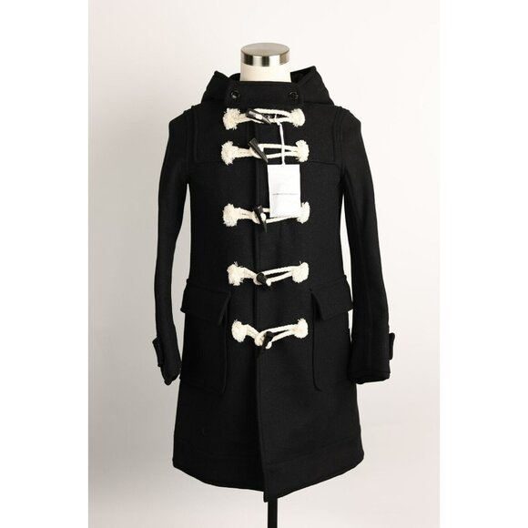 Takahiromiyashita The Soloist Wool Hooded Coat RARE 44/34 Small Black